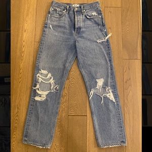 Agolde classic whipped high waisted 5 button jeans size 26